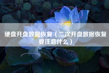 硬盘开盘数据恢复（二次开盘数据恢复要注意什么）