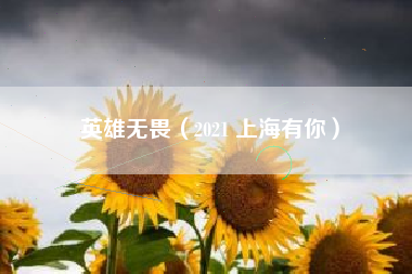 英雄无畏（2021 上海有你）