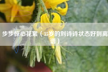 步步惊心花絮（35岁的刘诗诗状态好到离谱）