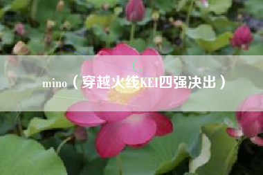 mino（穿越火线KEI四强决出）