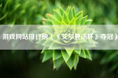 游戏网站排行榜（《艾尔登法环》夺冠）