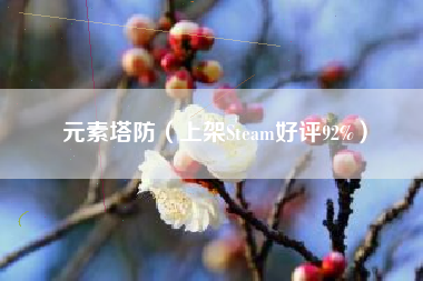 元素塔防（上架Steam好评92%）