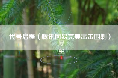 代号启程（腾讯网易完美出击围剿）