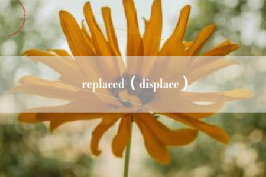 replaced（displace）