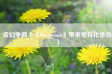 虚幻争霸（《Overprime》带来差异化体验）