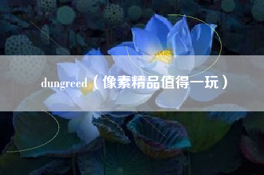 dungreed（像素精品值得一玩）