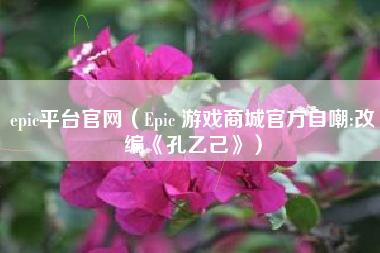 epic平台官网（Epic 游戏商城官方自嘲:改编《孔乙己》）