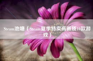 Steam池塘（Steam夏季特卖高画质10款游戏）