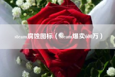 steam腐蚀图标（Steam爆卖600万）