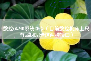 数控Oi-MB系统CF卡（目前数控机床上只有u盘和cf卡这两种接口）