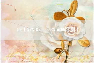 itx（XFX Radeon RX 6400评测）