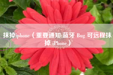 抹掉iphone（重要通知:蓝牙 Bug 可远程抹掉 iPhone）