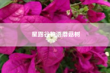 星露谷物语蘑菇树