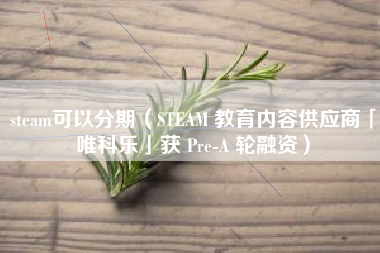 steam可以分期（STEAM 教育内容供应商「唯科乐」获 Pre-A 轮融资）