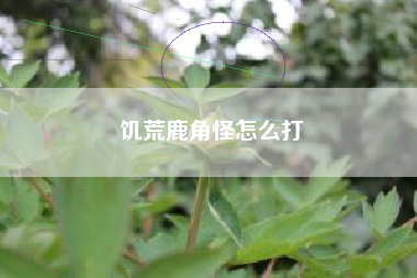 饥荒鹿角怪怎么打