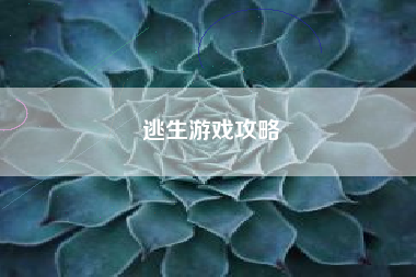 逃生游戏攻略