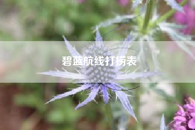 碧蓝航线打捞表