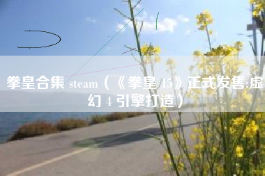 拳皇合集 steam（《拳皇 15》正式发售:虚幻 4 引擎打造）