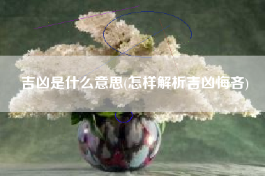 吉凶是什么意思(怎样解析吉凶悔吝)