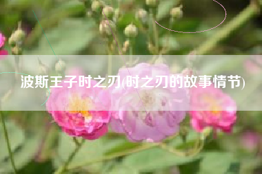 波斯王子时之刃(时之刃的故事情节)