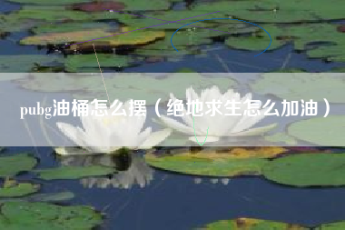 pubg油桶怎么摆（绝地求生怎么加油）