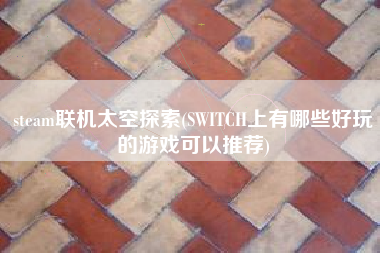 steam联机太空探索(SWITCH上有哪些好玩的游戏可以推荐)