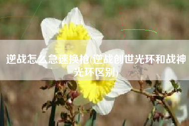 逆战怎么急速换枪(逆战创世光环和战神光环区别)