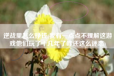 逆战里怎么挣钱(我有一点点不理解这游戏他们玩了十几年了咋还这么迷恋)