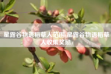 星露谷物语稻草人范围(星露谷物语稻草人收集奖励)