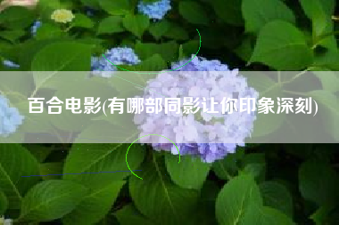 百合电影(有哪部同影让你印象深刻)