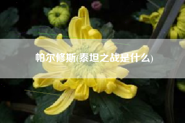 帕尔修斯(泰坦之战是什么)