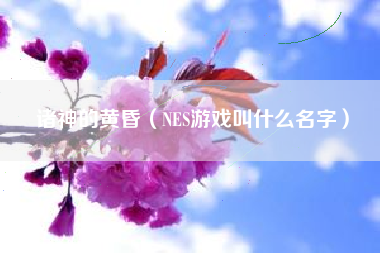 诸神的黄昏（NES游戏叫什么名字）