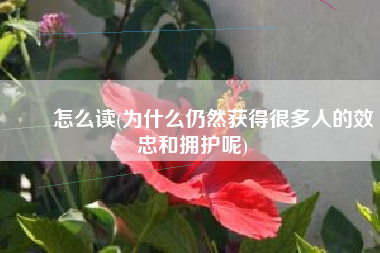 缞绖怎么读(为什么仍然获得很多人的效忠和拥护呢)