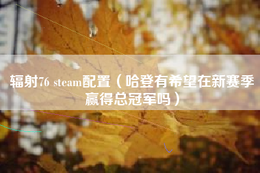 辐射76 steam配置（哈登有希望在新赛季赢得总冠军吗）