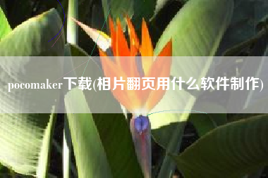 pocomaker下载(相片翻页用什么软件制作)