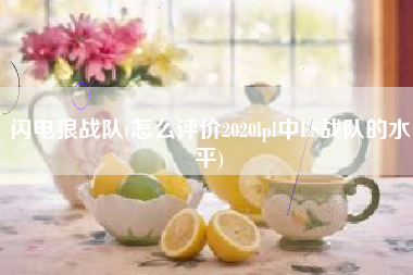 闪电狼战队(怎么评价2020lpl中ES战队的水平)