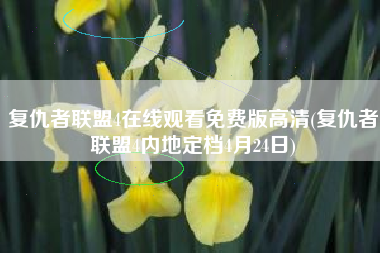 复仇者联盟4在线观看免费版高清(复仇者联盟4内地定档4月24日)