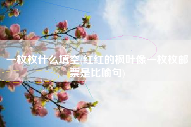 一枚枚什么填空(红红的枫叶像一枚枚邮票是比喻句)