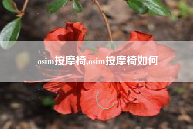 osim按摩椅,osim按摩椅如何