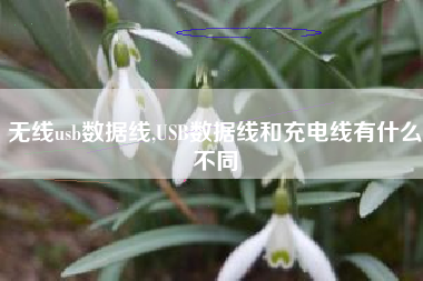 无线usb数据线,USB数据线和充电线有什么不同