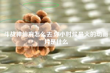 斗战神仙府怎么去,你小时候最火的动画片是什么