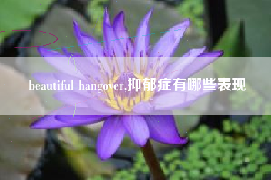 beautiful hangover,抑郁症有哪些表现