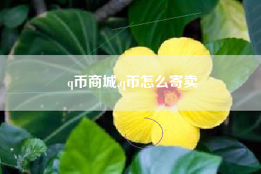 q币商城,q币怎么寄卖