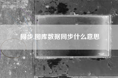 同步,图库数据同步什么意思