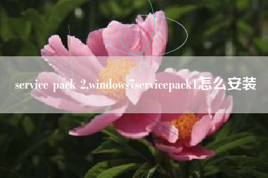 service pack 2,windows7servicepack1怎么安装