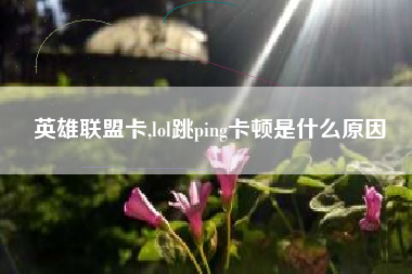 英雄联盟卡,lol跳ping卡顿是什么原因