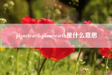 planetearth,planetearth是什么意思