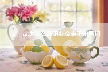 zing chat,为什么腾讯社交走不出国门