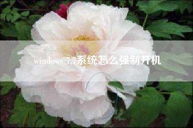 windows 7,7系统怎么强制开机