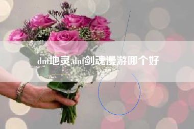 dnf地灵,dnf剑魂漫游哪个好